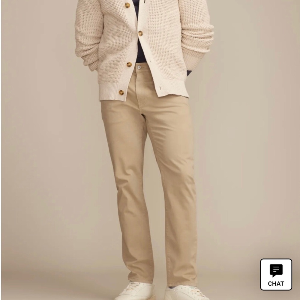 Lucky Brand Classic Khaki Slim Pants - Neutral Tan